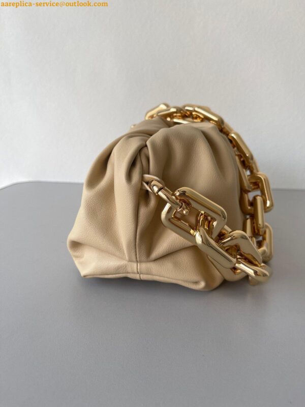 Replica Bottega Veneta The Chain Pouch Bag In Porridge Calfskin 12