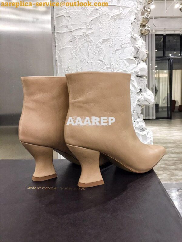 Replica Bottega Veneta BV Almond Boots 608840 in Lambskin Nude 10