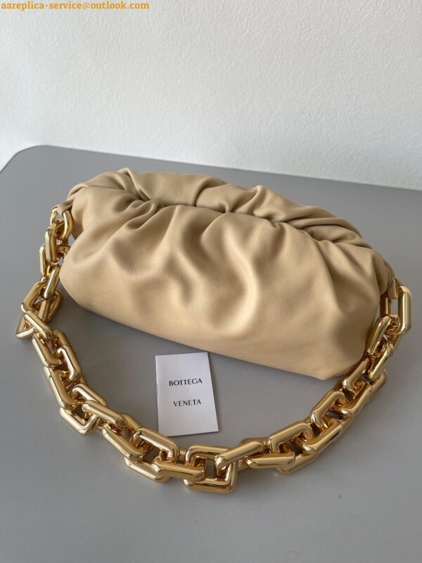 Replica Bottega Veneta The Chain Pouch Bag In Porridge Calfskin 13