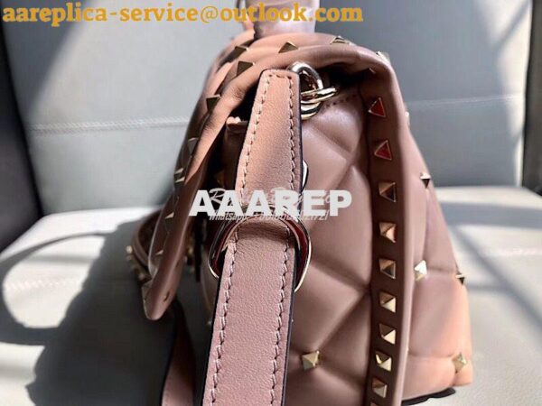 Replica Valentino Candystud Top Handle Bag Beige 8