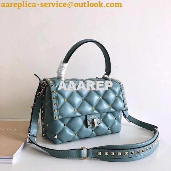 Replica Valentino Candystud Top Handle Bag Minty 3