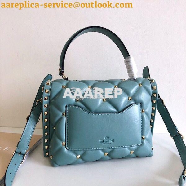 Replica Valentino Candystud Top Handle Bag Minty 7