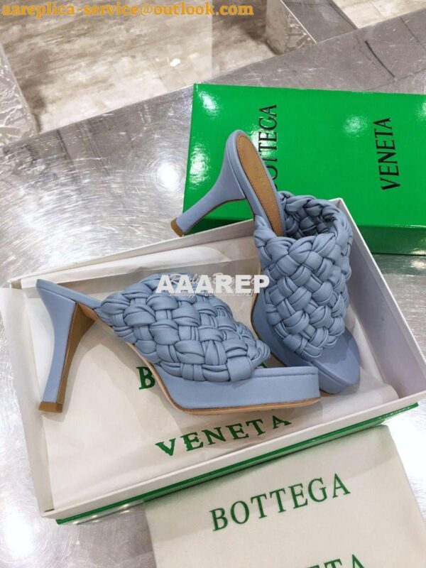 Replica Bottega Veneta BV Board Sandals 630175 BabyBlue