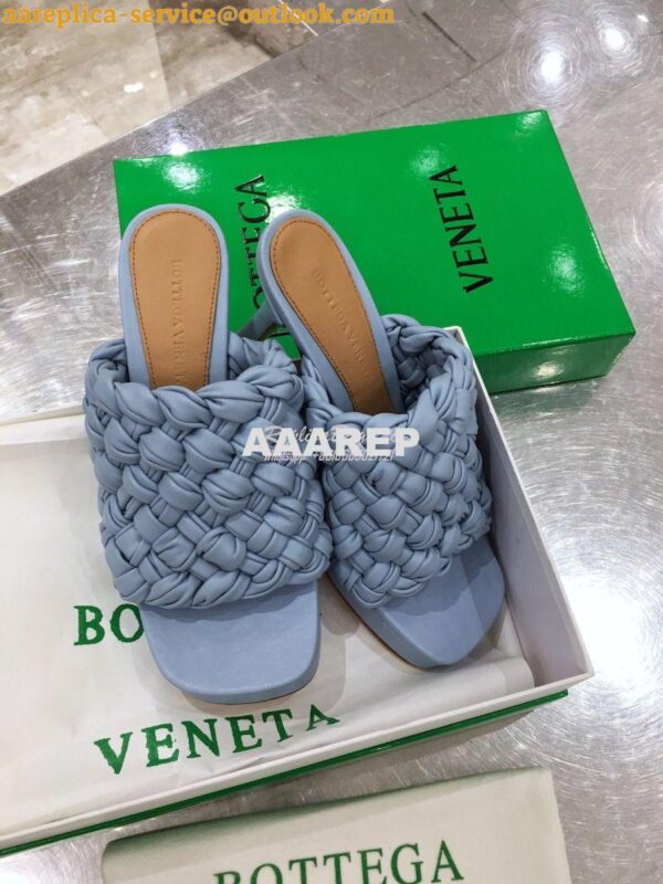 Replica Bottega Veneta BV Board Sandals 630175 BabyBlue 4