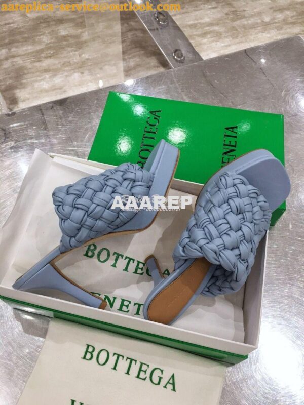 Replica Bottega Veneta BV Board Sandals 630175 BabyBlue 8