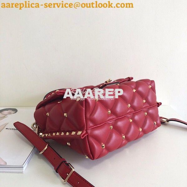 Replica Valentino Candystud Top Handle Bag Red 9