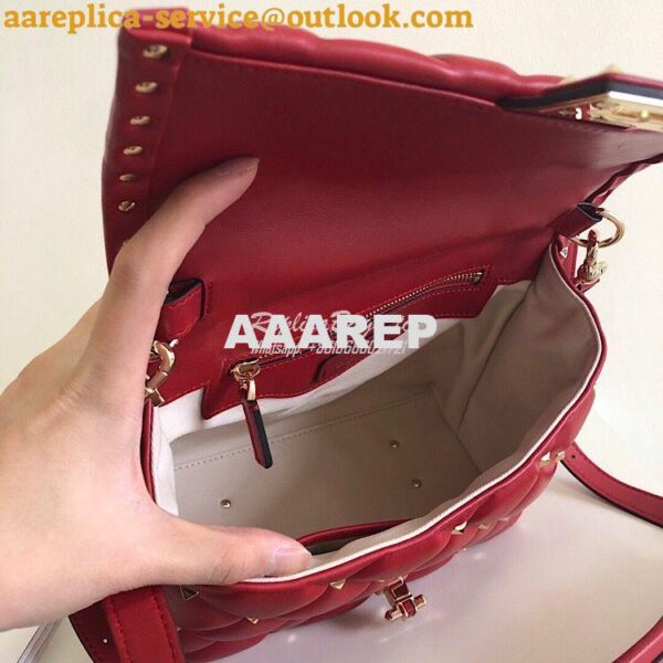 Replica Valentino Candystud Top Handle Bag Red 11