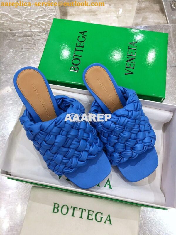 Replica Bottega Veneta BV Board Sandals 630175 Blue 3