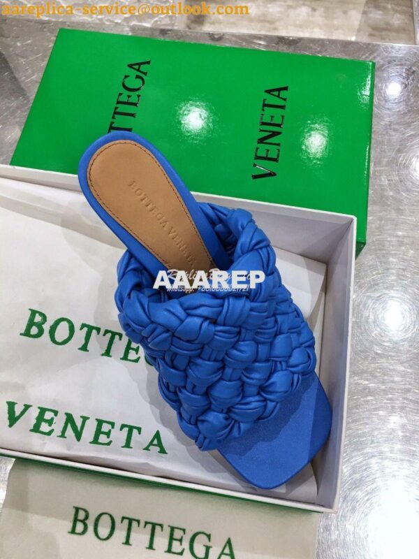 Replica Bottega Veneta BV Board Sandals 630175 Blue 4