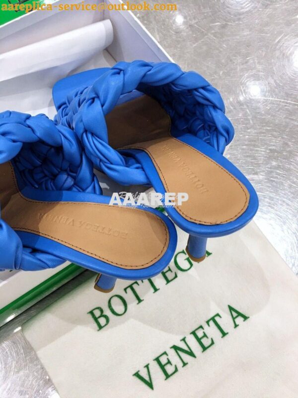 Replica Bottega Veneta BV Board Sandals 630175 Blue 7