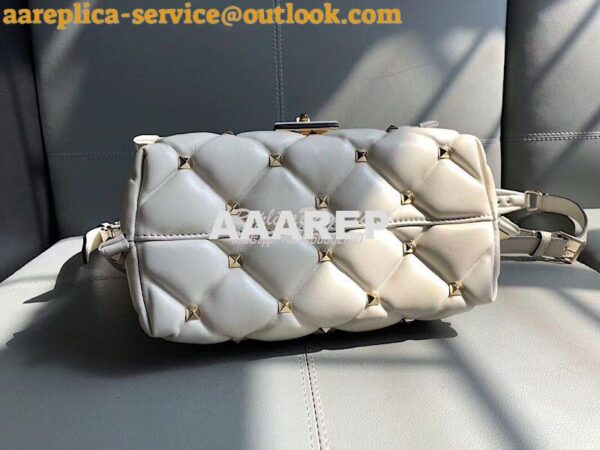 Replica Valentino Candystud Top Handle Bag White 11