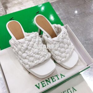 Replica Bottega Veneta BV Board Sandals 630175 White 2