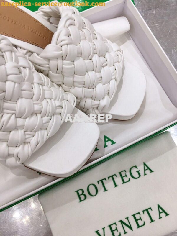 Replica Bottega Veneta BV Board Sandals 630175 White 9