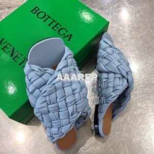 Replica Bottega Veneta BV Board Sandals 631935 BabyBlue 2