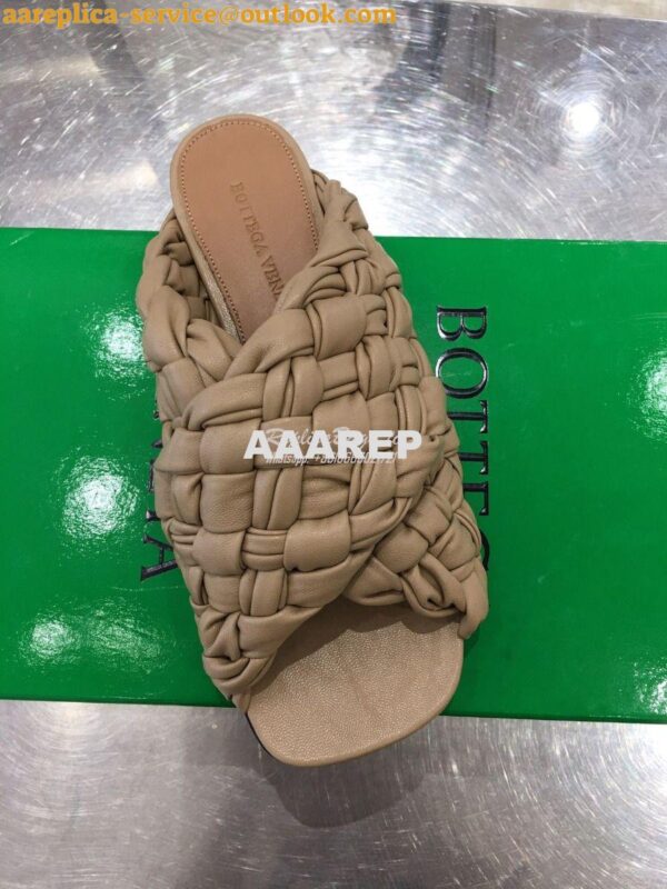 Replica Bottega Veneta BV Board Sandals 631935 Camel 6