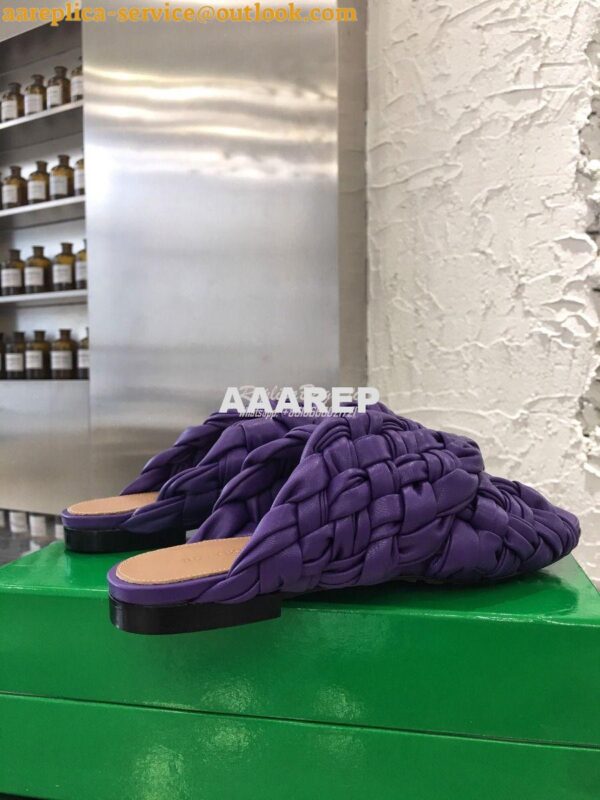 Replica Bottega Veneta BV Board Sandals 631935 Purple 4