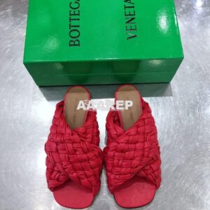 Replica Bottega Veneta BV Board Sandals 631935 Red 2