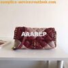 Replica Valentino Garavani Candystud Leather Clutch Red