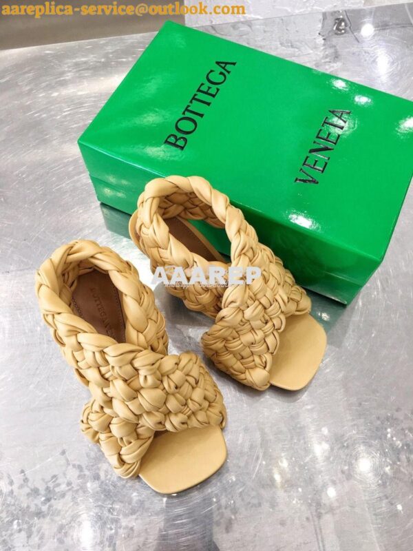 Replica Bottega Veneta BV Criss-Cross Board Sandals 632507 Butter 4