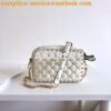 Replica Valentino Garavani Rockstud Spike Gold Chain Bag Beige 2