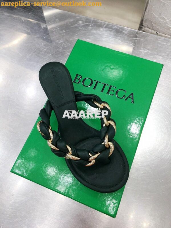 Replica Bottega Veneta BV Dot Sandals 659002 Green 5