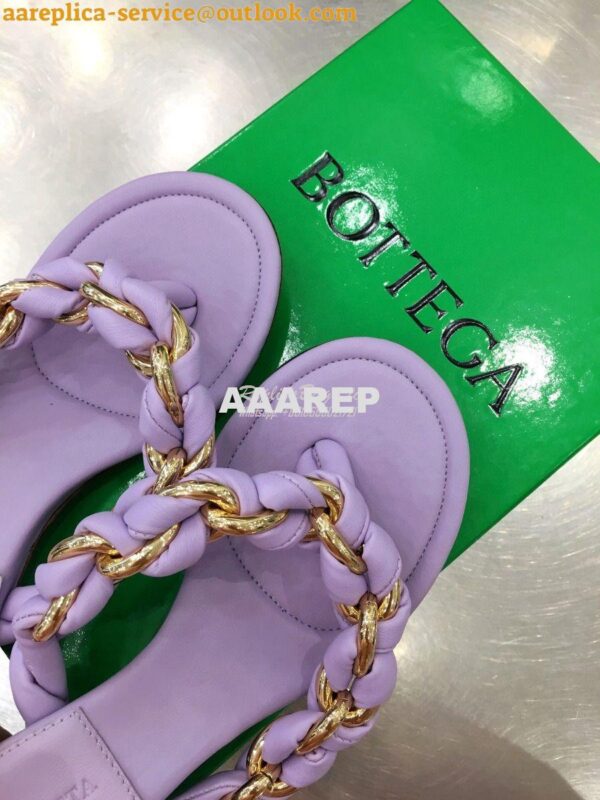 Replica Bottega Veneta BV Dot Sandals 659002 Lavender 9