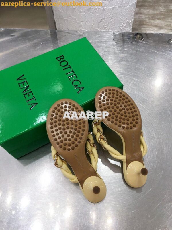 Replica Bottega Veneta BV Dot Sandals 659002 Lemonade 8