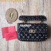 Replica Valentino Garavani Rockstud Spike Quilted Leather Chain bag in 2