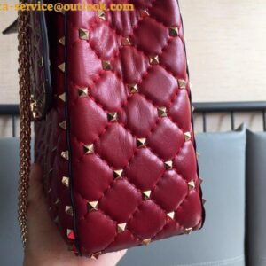 Replica Valentino Rockstud Spike Large Bag In Red Nappa Lambskin