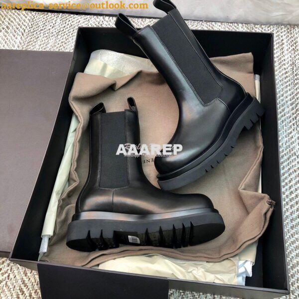 Replica Bottega Veneta BV Lug Boots Black 592045 6