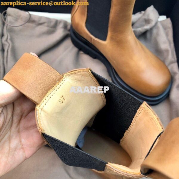 Replica Bottega Veneta BV Lug Boots Tan 592045 7