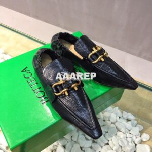 Replica Bottega Veneta BV Madame Loafers 651352 Black