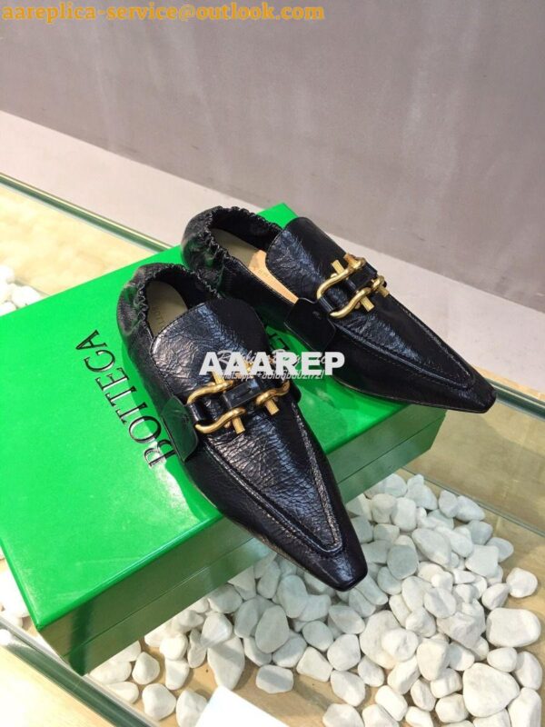 Replica Bottega Veneta BV Madame Loafers 651352 Black 3