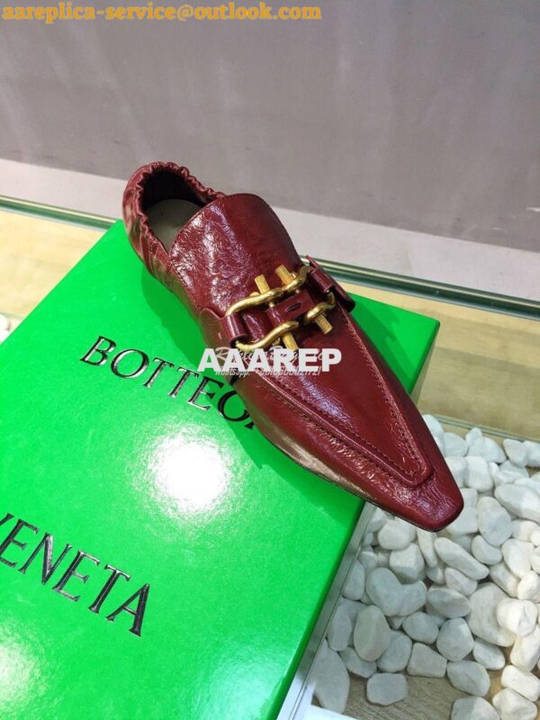 Replica Bottega Veneta BV Madame Loafers 651352 Bordeaux 5