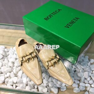 Replica Bottega Veneta BV Madame Loafers 651352 Lemonade 2