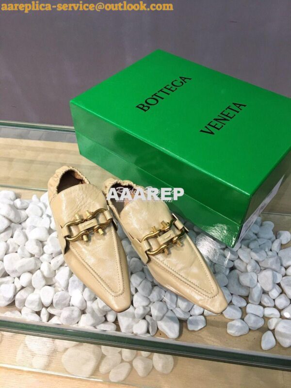 Replica Bottega Veneta BV Madame Loafers 651352 Lemonade 4