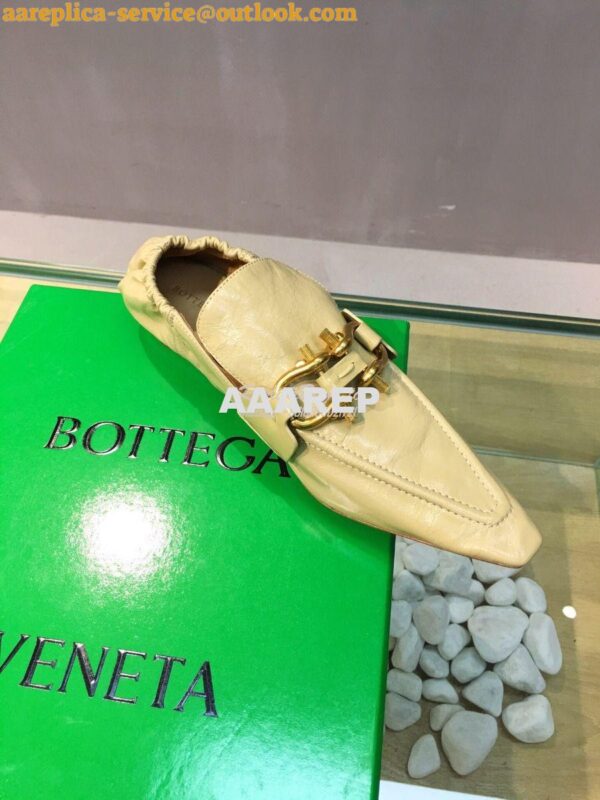 Replica Bottega Veneta BV Madame Loafers 651352 Lemonade 5