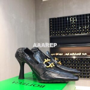 Replica Bottega Veneta BV Madame Pumps 651359 Black 2