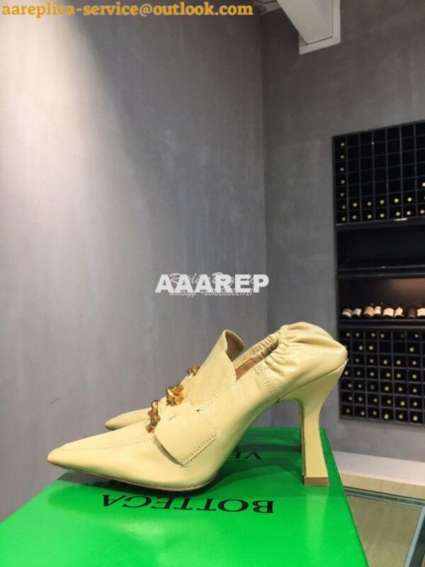 Replica Bottega Veneta BV Madame Pumps 651359 Lemonade 3