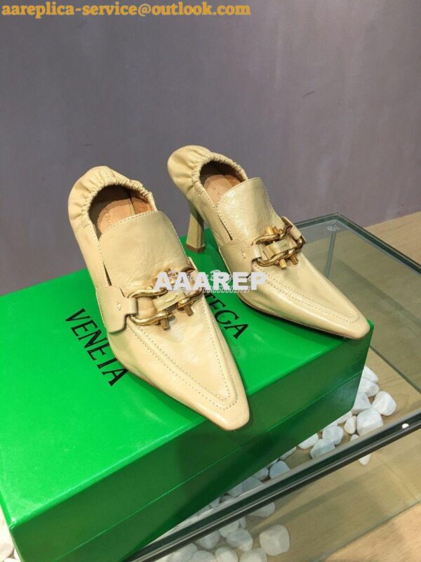 Replica Bottega Veneta BV Madame Pumps 651359 Lemonade 6