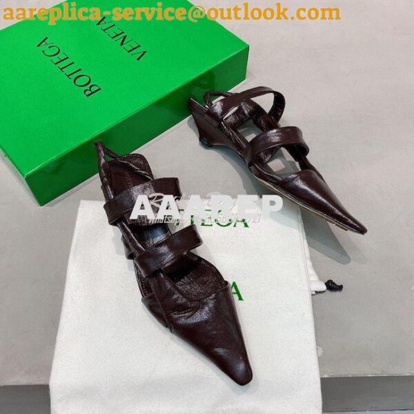 Replica Bottega Veneta BV Point Leather Pumps 35mm 90mm 81331 18