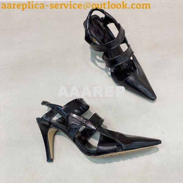 Replica Bottega Veneta BV Point Leather Pumps 35mm 90mm 81331 38