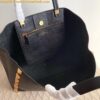 Replica Valentino Rockstud Medium Tote In Black Grained Leather