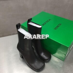 Replica Bottega Veneta BV Storm Leather Chelsea boots 677271 Fondant 2