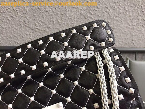 Replica Valentino Garavani Free Rockstud Spike Quilted Leather Chain B 5