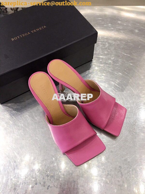 Replica Bottega Veneta BV Stretch Sandals 610538 Pink 4