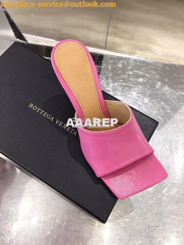 Replica Bottega Veneta BV Stretch Sandals 610538 Pink 5