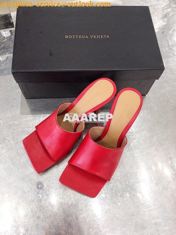 Replica Bottega Veneta BV Stretch Sandals 610538 Red 3