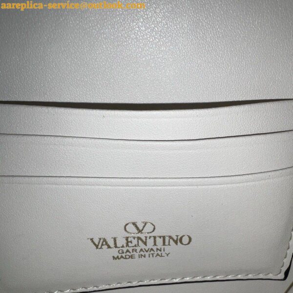 Replica Valentino VLogo Signature Mini Bag in White Calfskin 10