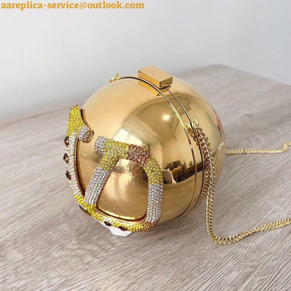 Replica Valentino VLogo Signature Spherical Metal Minaudiere 12